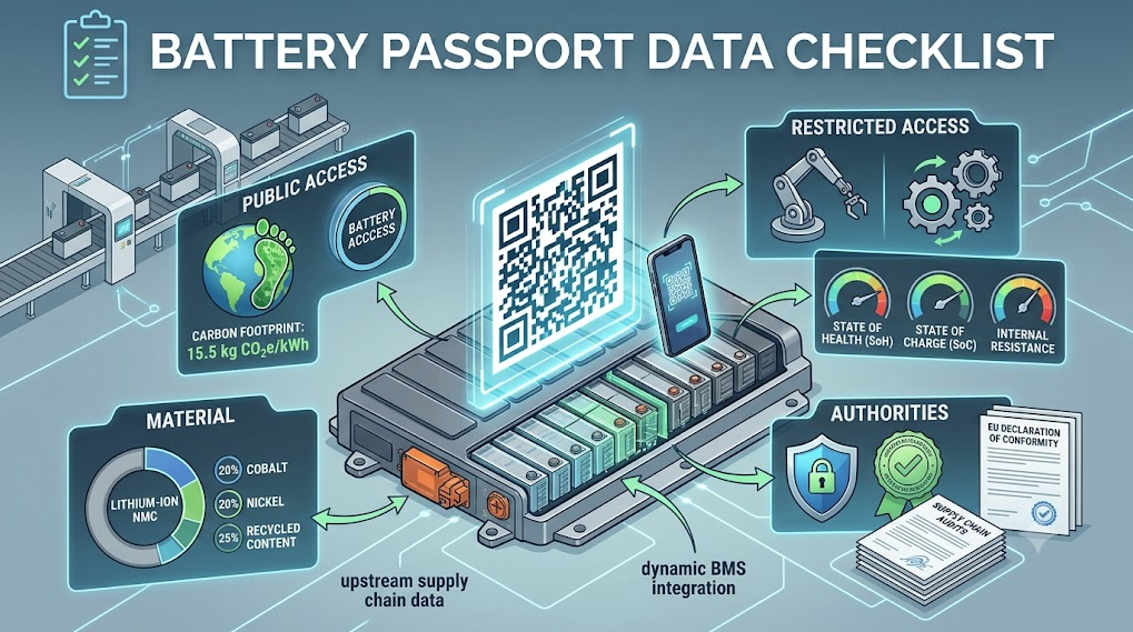 Battery Passport Data Requirements: A Complete Checklist for Manufacturers